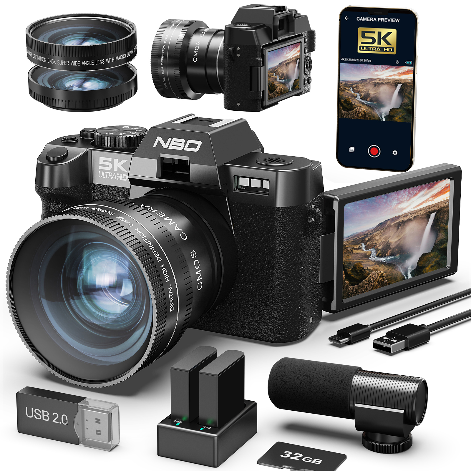 Korean Lifestyle Video - NBD 48MP&4K Digital Cameras for Photography