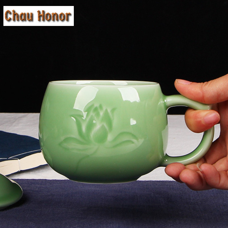 350ml Longquan Celadon Lotus C – обзор и цена Celadon Ceramic Cup