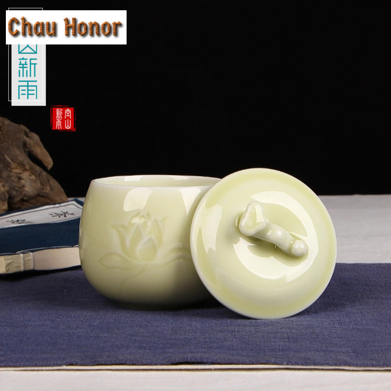 350ml Longquan Celadon Lotus C – обзор и цена Celadon Ceramic Cup