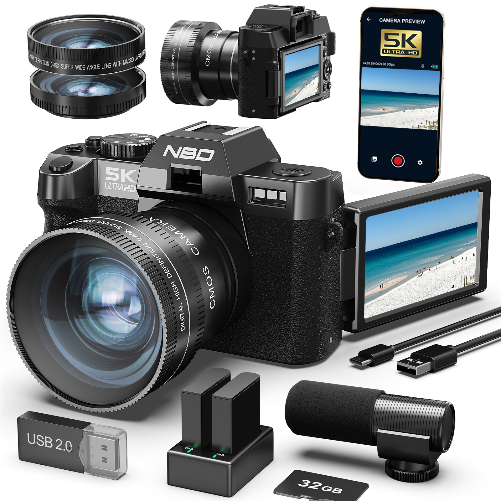 NBD Digital Cameras 5K&48MP Ph – обзор и цена Korean Lifestyle Video