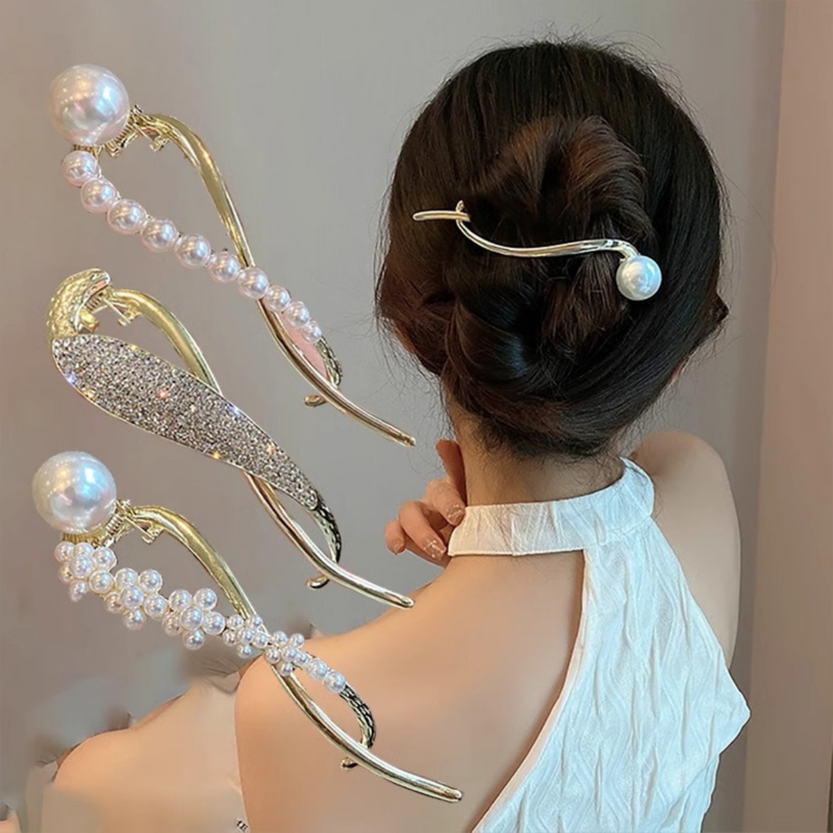 Elegant Glitter Pearl Hair Cli – обзор и цена Korean Girls Lifestyle