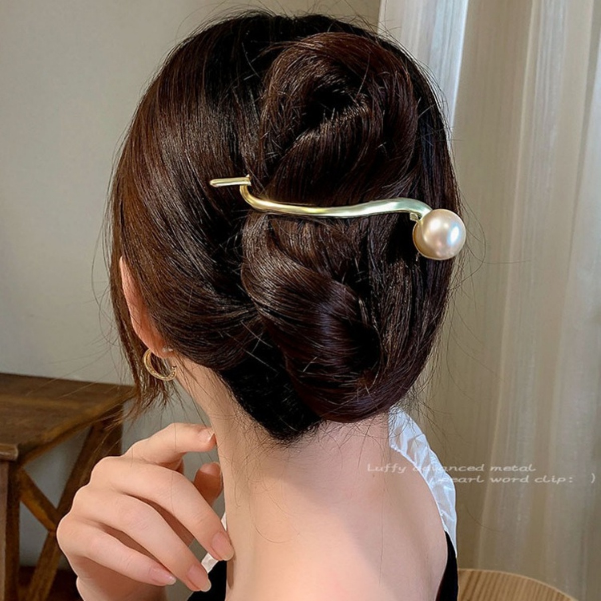 Elegant Glitter Pearl Hair Cli – обзор и цена Korean Girls Lifestyle
