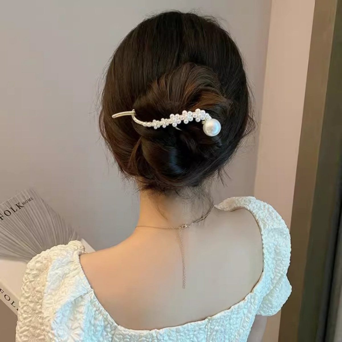 Elegant Glitter Pearl Hair Cli – обзор и цена Korean Girls Lifestyle