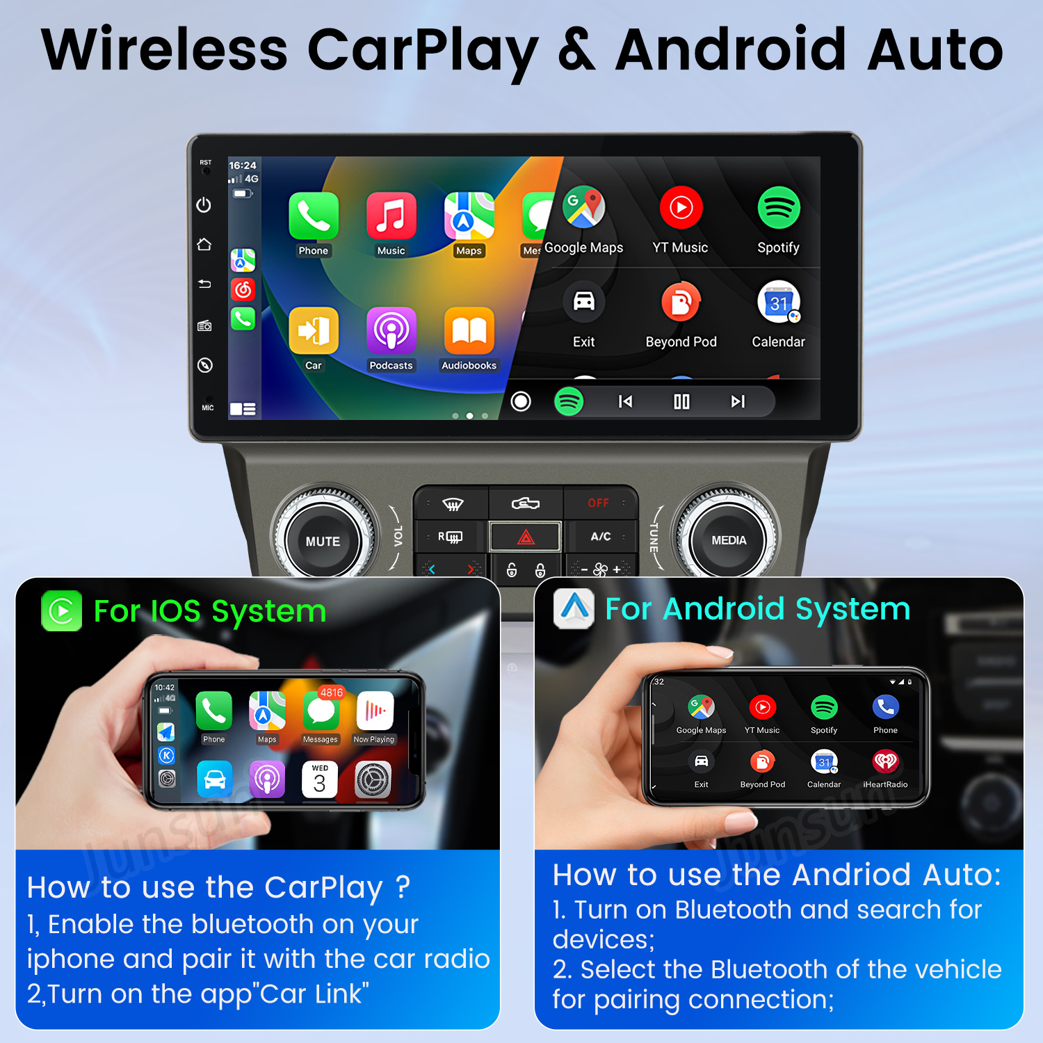 Junsun AI Voice Car Stereo Rad – обзор и цена Korean Lifestyle Video