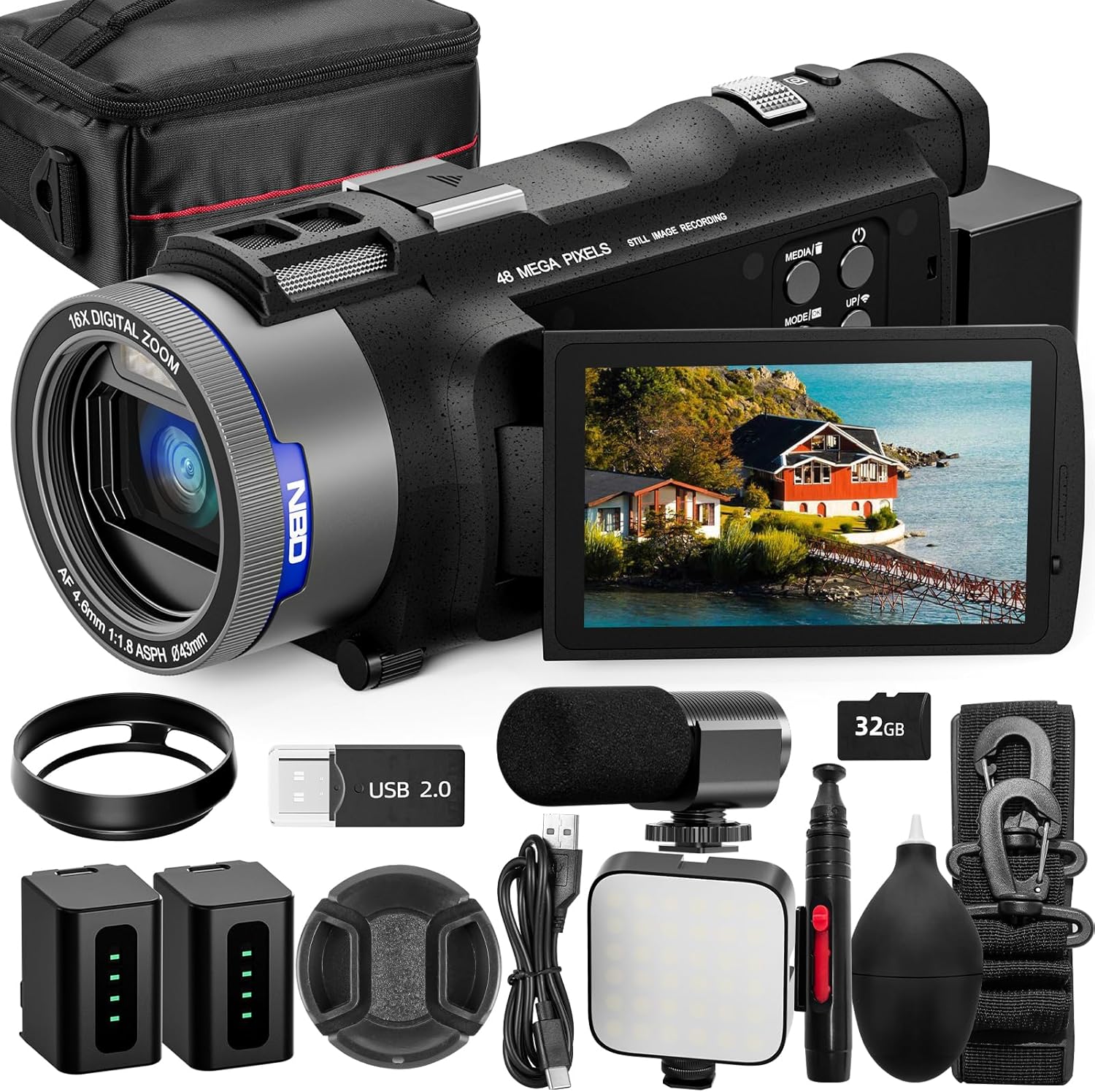 NBD 4K Camcorder Video Camera  – обзор и цена Korean Lifestyle Video