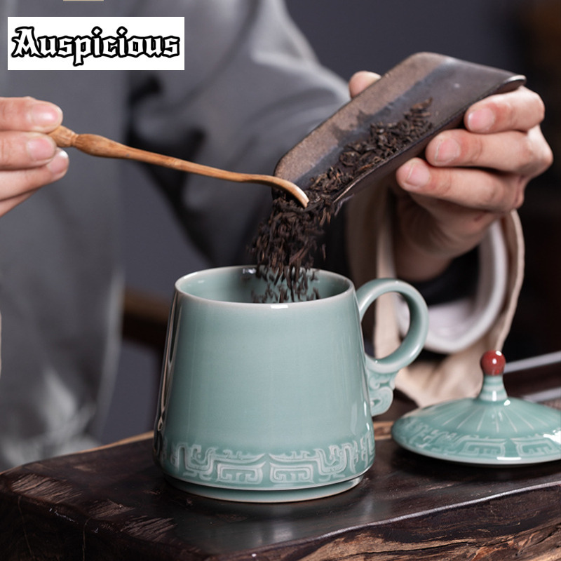 395ml Longquan Celadon Bronze  – обзор и цена Celadon Ceramic Cup