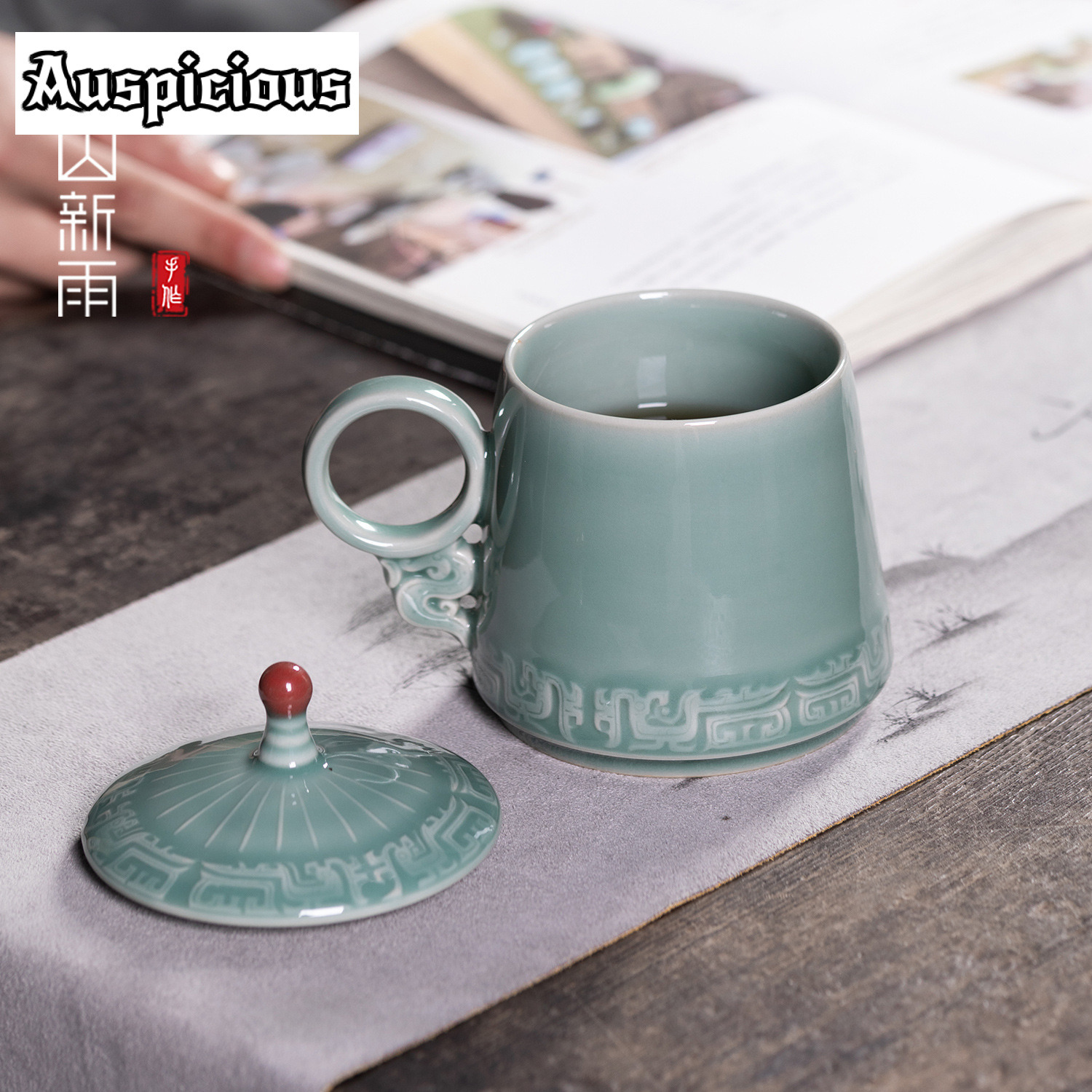 395ml Longquan Celadon Bronze  – обзор и цена Celadon Ceramic Cup
