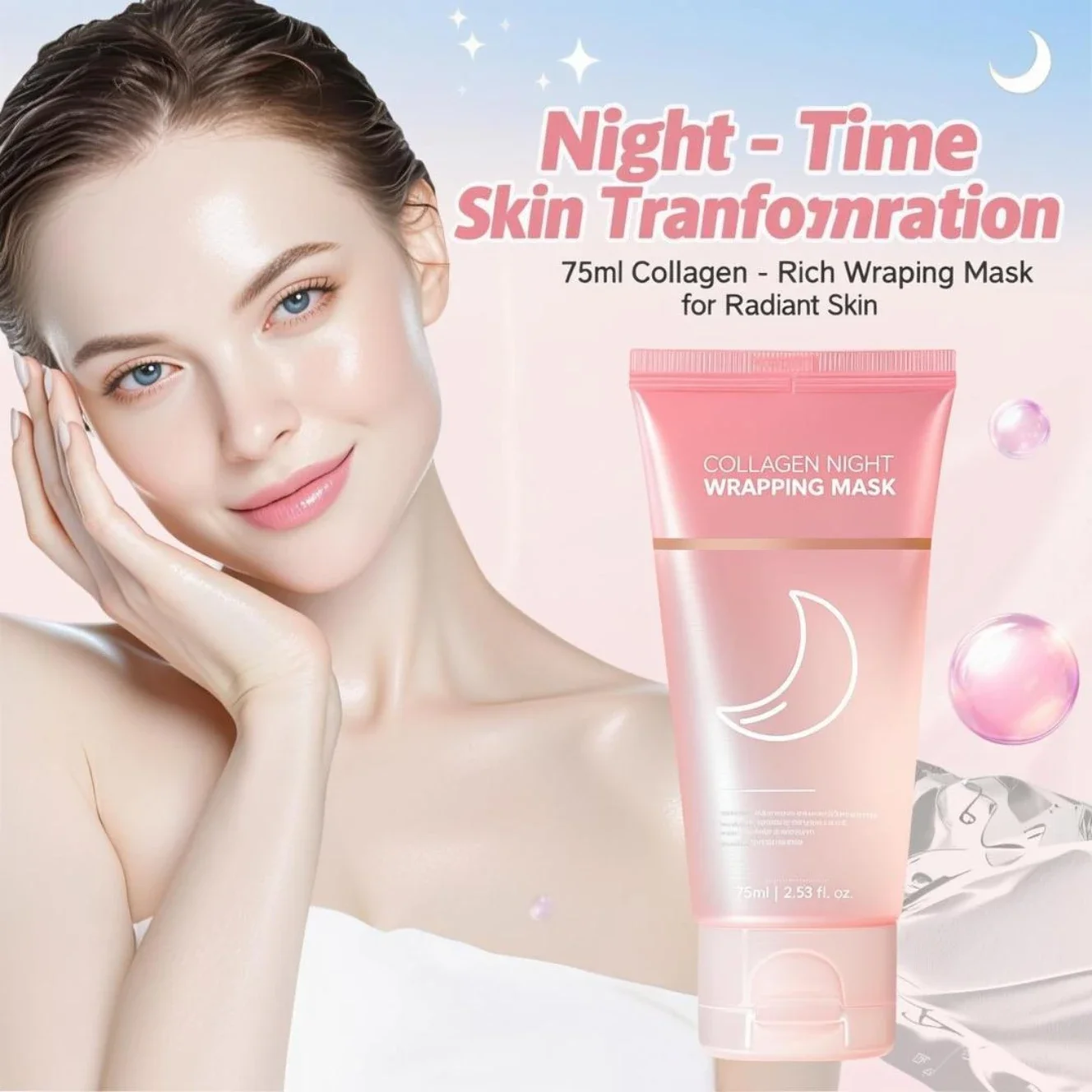 Collagen Night Wrapping Mask 7 – обзор и цена Sleeping Pack Overnight