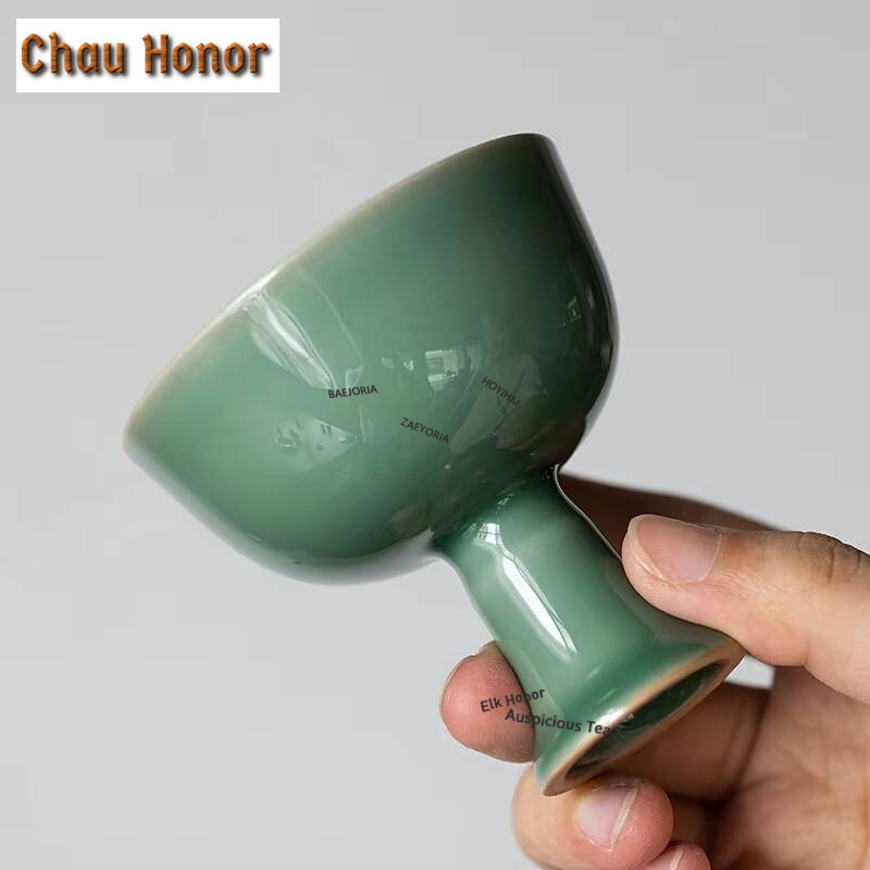 2pc/lot Yue Kiln Celadon High  – обзор и цена Celadon Ceramic Cup