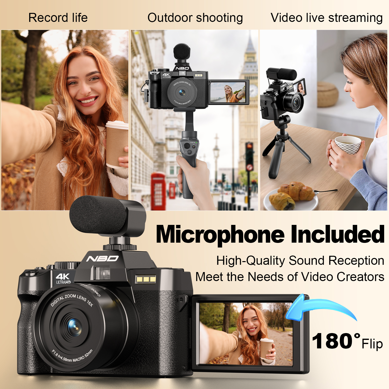 NBD 48MP 4K Digital Camera S10 – обзор и цена Korean Girls Lifestyle