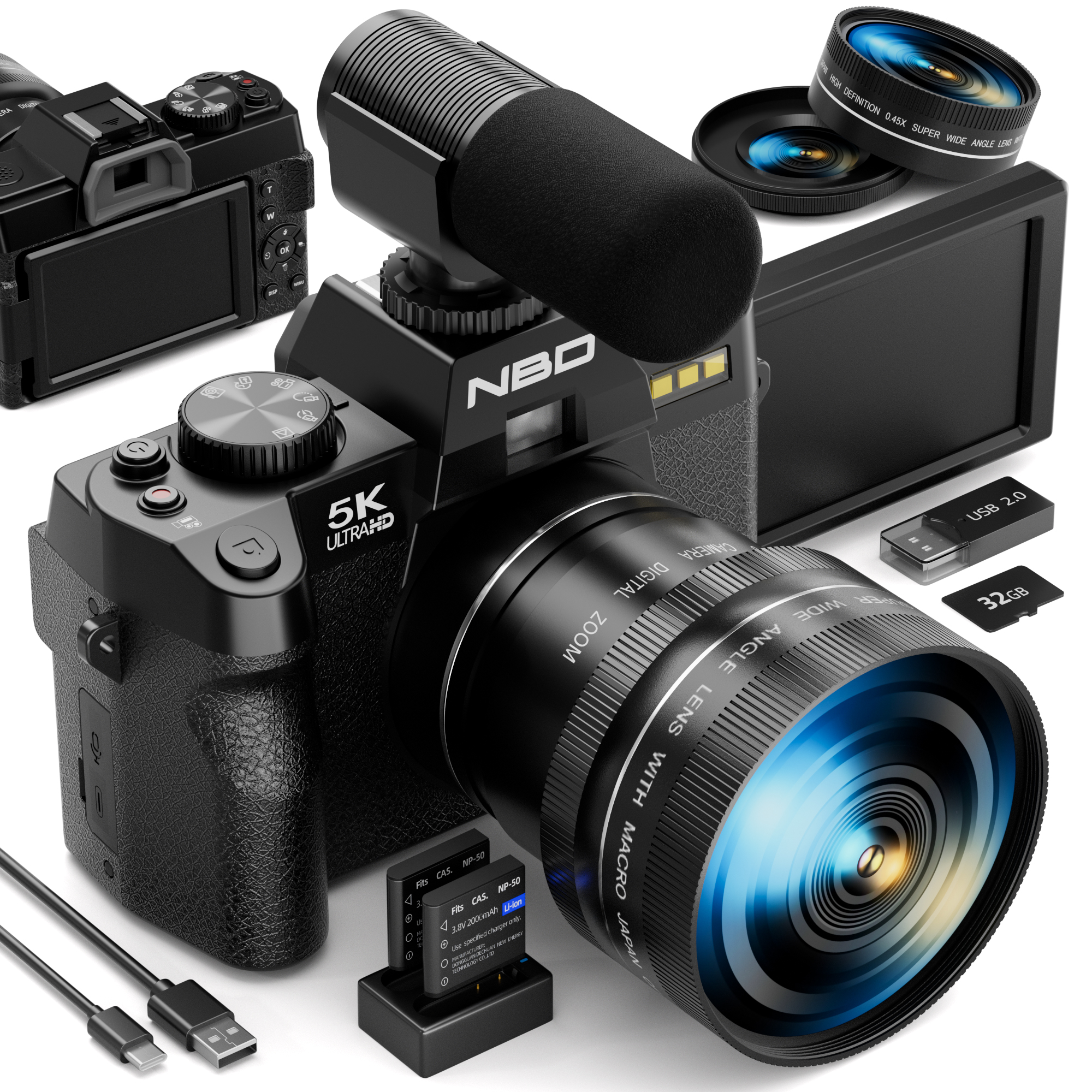 NBD 5K 48MP Digital Cameras fo – обзор и цена Korean Lifestyle Vlogs