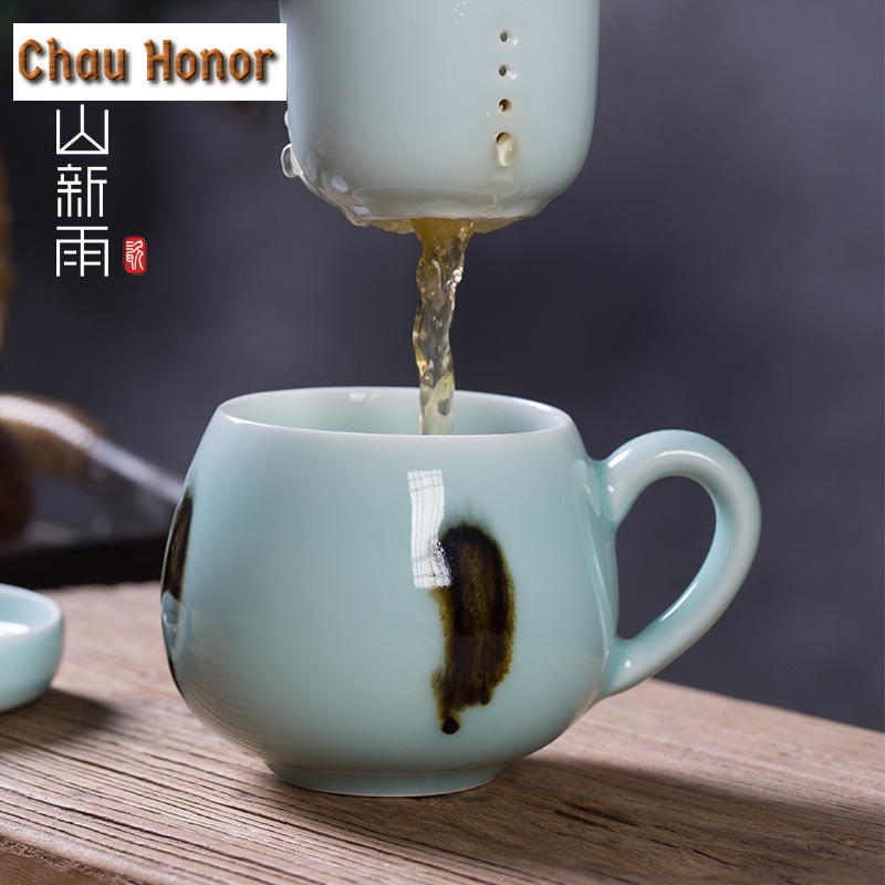 330ml Longquan Celadon Filter  – обзор и цена Celadon Ceramic Cup