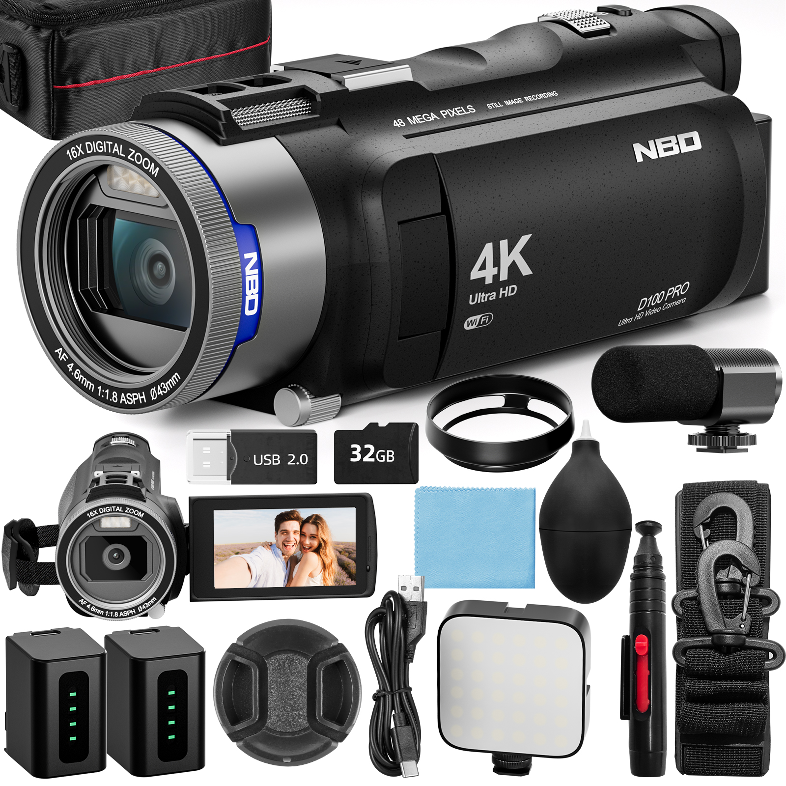 NBD 4K HD&48MP Camcorder Video – обзор и цена Korean Lifestyle & Kids Boutique