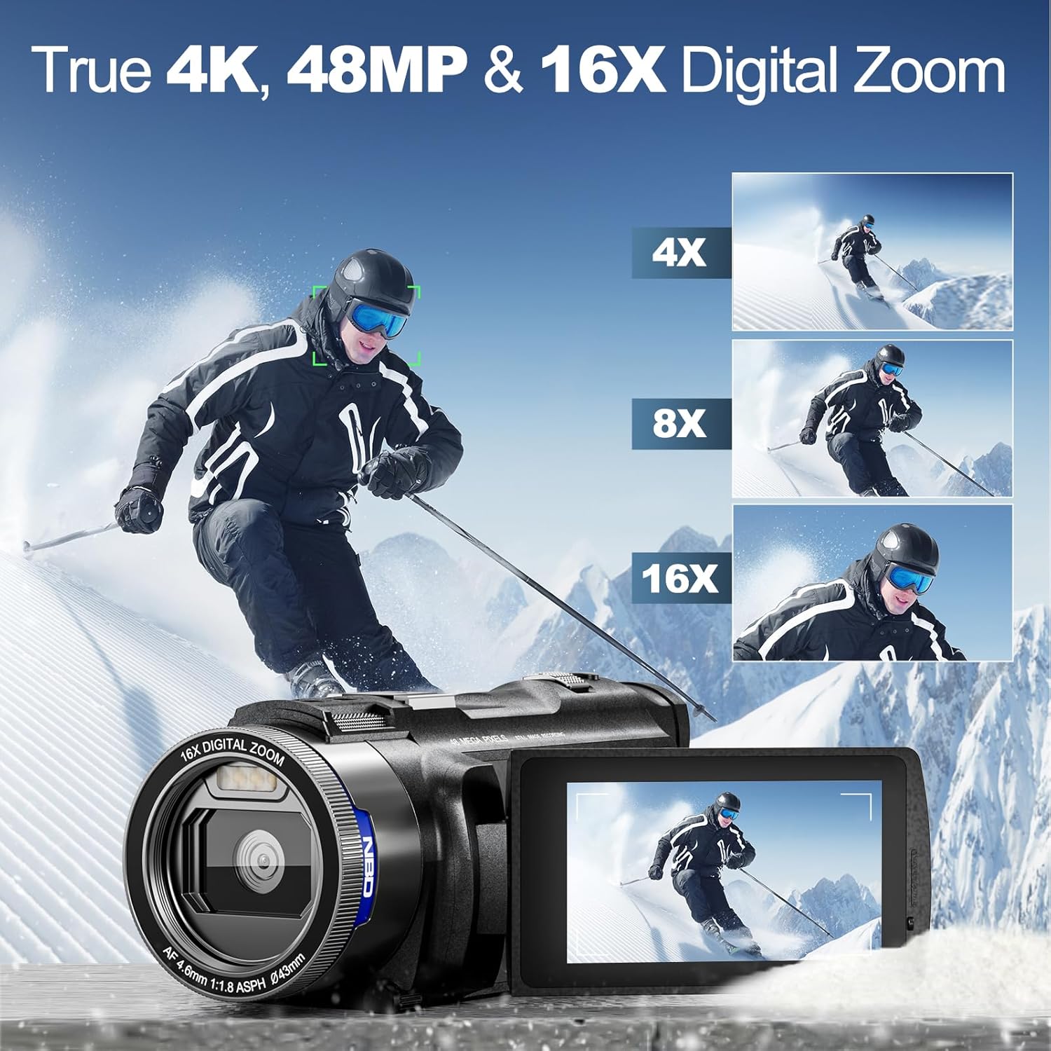 NBD 4K HD&48MP Camcorder Video – обзор и цена Korean Lifestyle & Kids Boutique