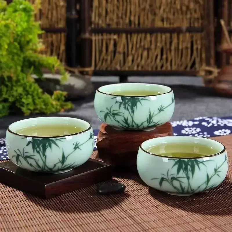 Tea Cup Ceramic  1PC Celadon H – обзор и цена Celadon Ceramic Cup