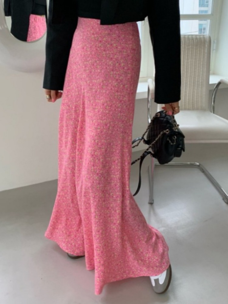 Floral Print Half-length Skirt – обзор и цена Korean Daily Lifestyle