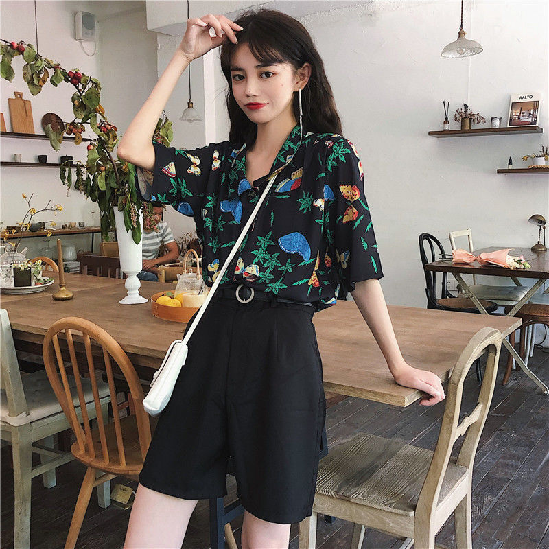 Shirts Women Corduroy Patch Po – обзор и цена Korean Daily Lifestyle